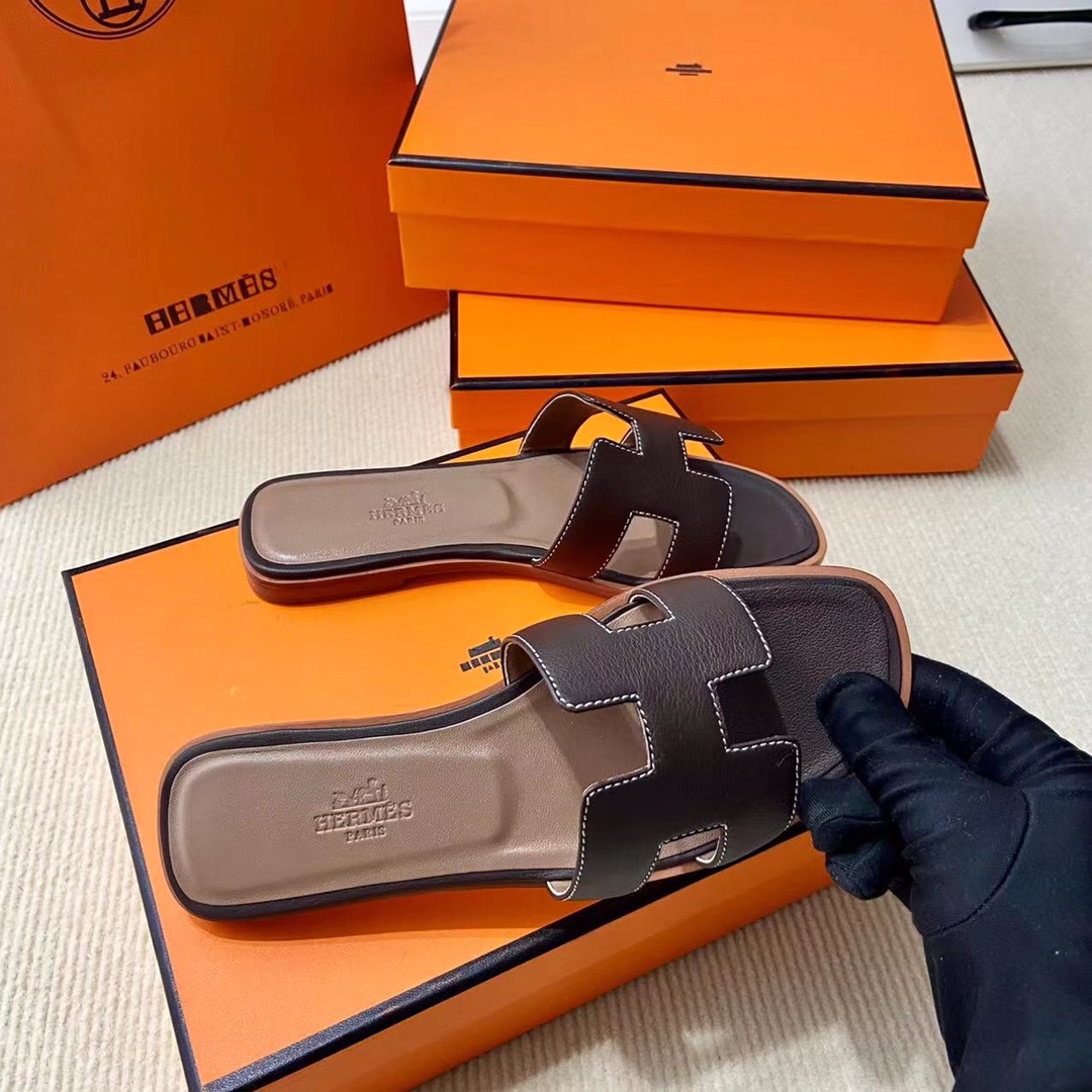 에르메스 올수공 오란 슬리퍼 샌들 스위프트 90